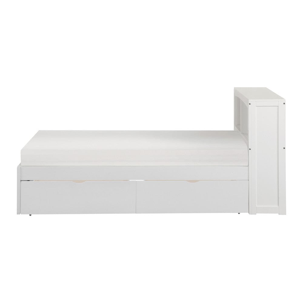 Homelegance  - Galen Twin Bookcase Platform Bed W/ Storage Boxes - B2053BCW-1Tx  view 2