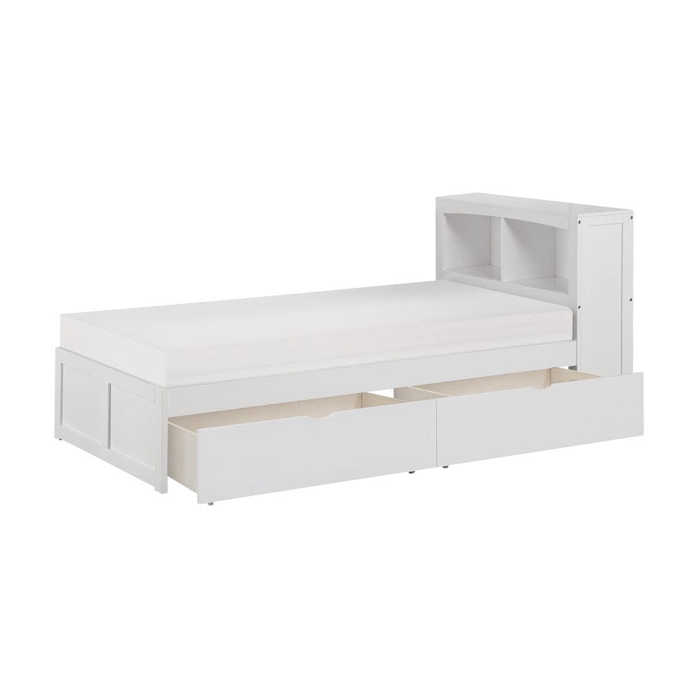 Homelegance  - Galen Twin Bookcase Platform Bed W/ Storage Boxes - B2053BCW-1Tx  view 3