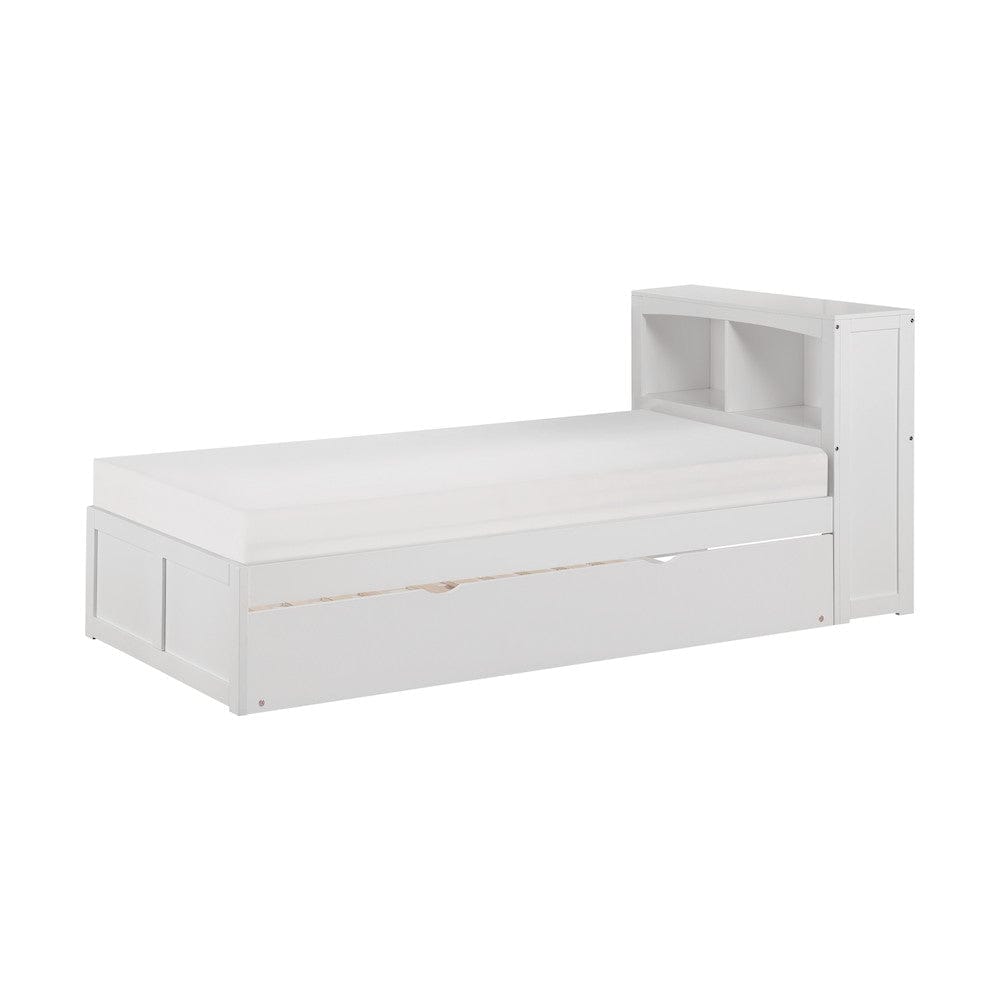 Homelegance  - Galen Twin Bookcase Platform Bed W/ Twin Trundle - B2053BCW-1Rx  view 1