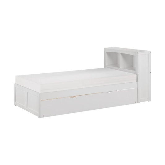 Homelegance  - Galen Twin Bookcase Platform Bed W/ Twin Trundle - B2053BCW-1Rx  view 1