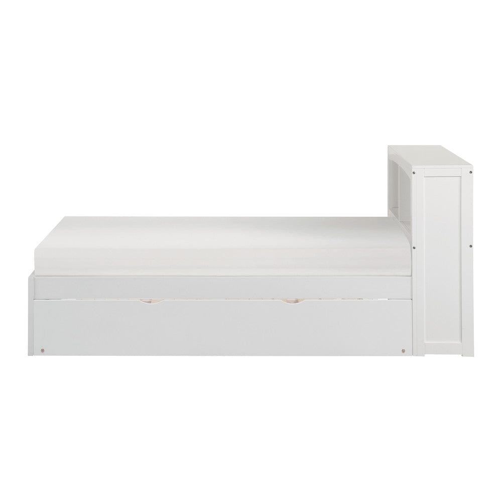 Homelegance  - Galen Twin Bookcase Platform Bed W/ Twin Trundle - B2053BCW-1Rx  view 2