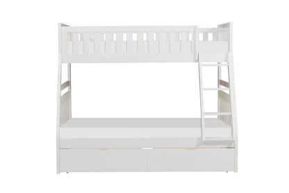 Homelegance  - Galen Twin/Full Bunk Bed W/ Storage Boxes - B2053TFW-1xT  view 1