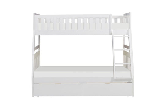 Homelegance  - Galen Twin/Full Bunk Bed W/ Storage Boxes - B2053TFW-1xT  view 1