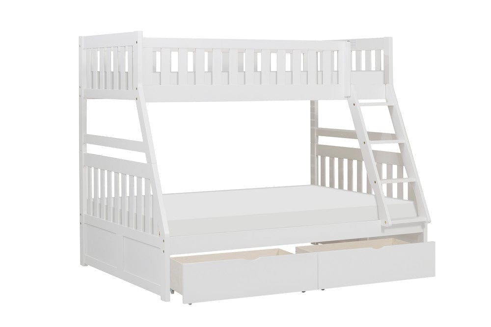 Homelegance  - Galen Twin/Full Bunk Bed W/ Storage Boxes - B2053TFW-1xT  view 6