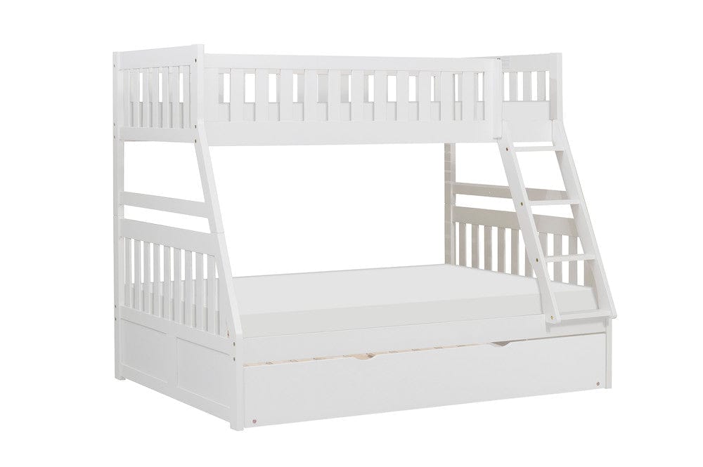Homelegance  - Galen Twin/Full Bunk Bed W/ Twin Trundle - B2053TFW-1xR  view 1