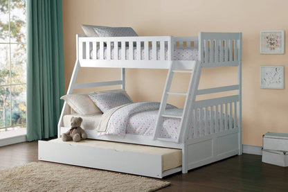 Homelegance  - Galen Twin/Full Bunk Bed W/ Twin Trundle - B2053TFW-1xR  view 2