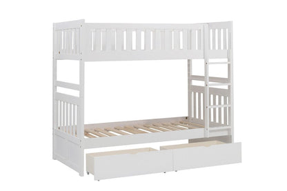 Homelegance  - Galen Twin/Twin Bunk Bed W/ Storage Boxes - B2053W-1xT  view 1