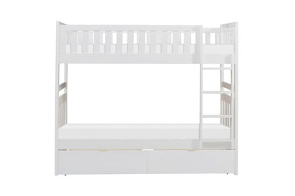 Homelegance  - Galen Twin/Twin Bunk Bed W/ Storage Boxes - B2053W-1xT  view 3