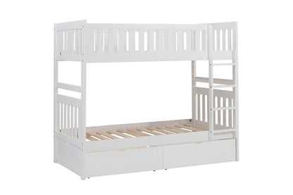 Homelegance  - Galen Twin/Twin Bunk Bed W/ Storage Boxes - B2053W-1xT  view 4