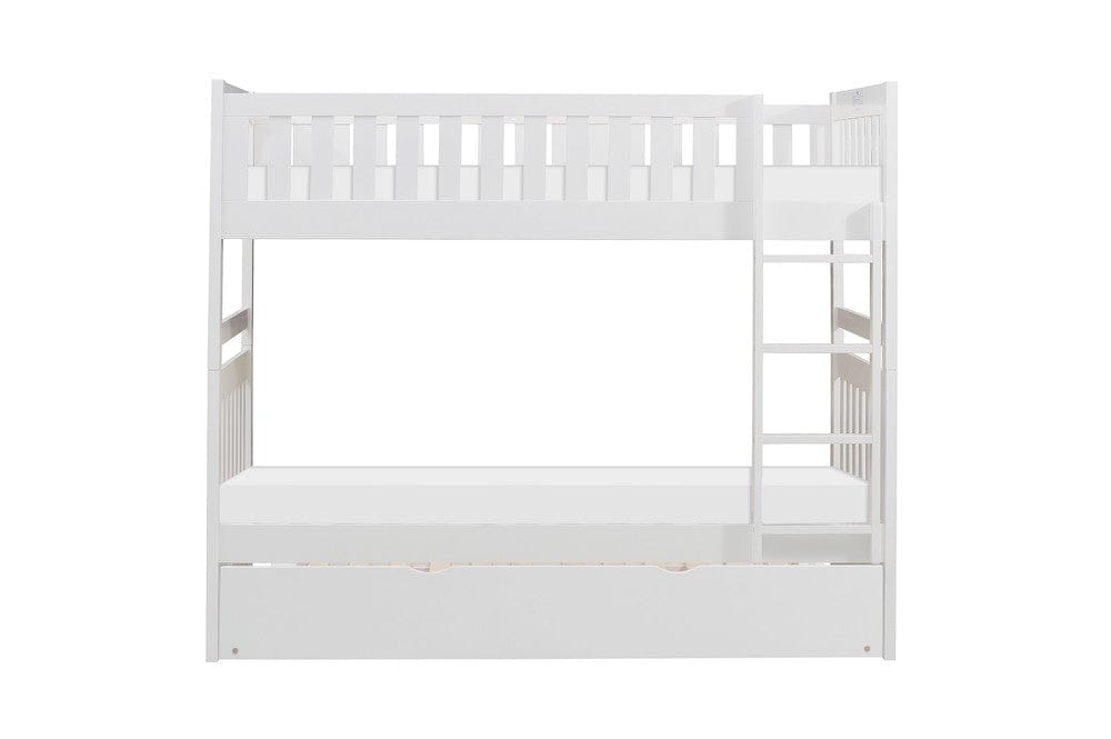 Homelegance  - Galen Twin/Twin Bunk Bed W/ Twin Trundle - B2053W-1xR  view 1