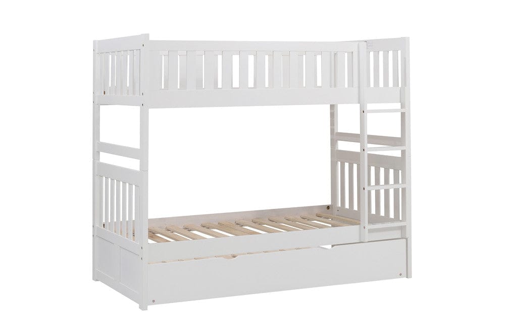 Homelegance  - Galen Twin/Twin Bunk Bed W/ Twin Trundle - B2053W-1xR  view 4