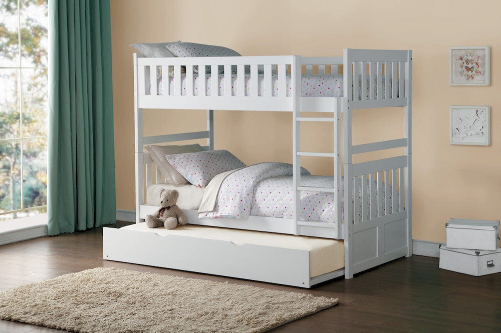 Homelegance  - Galen Twin/Twin Bunk Bed W/ Twin Trundle - B2053W-1xR  view 11