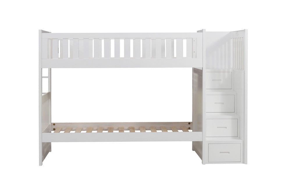 Homelegance  - Galen Twin/Twin Step Bunk Bed - B2053SBW-1x  view 4