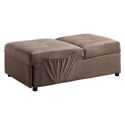 Homelegance  - Garrell Lift Top Storage Bench W/ Pull-out Bed in Brown - 4615-F2  view 4