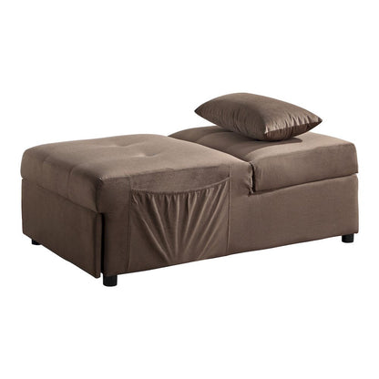 Homelegance  - Garrell Lift Top Storage Bench W/ Pull-out Bed in Brown - 4615-F2  view 5