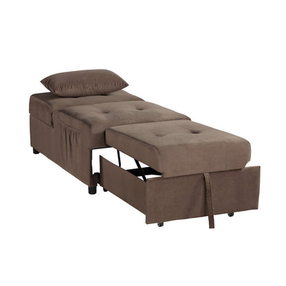 Homelegance  - Garrell Lift Top Storage Bench W/ Pull-out Bed in Brown - 4615-F2  view 10