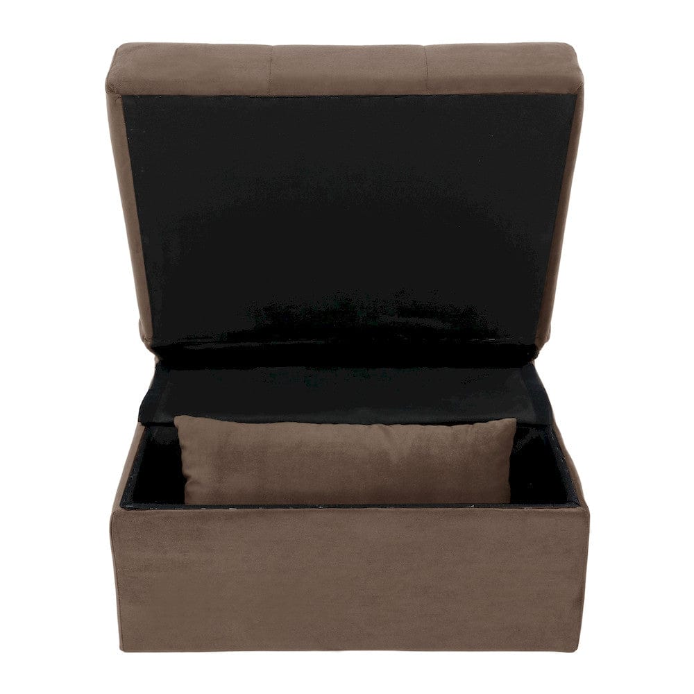Homelegance  - Garrell Lift Top Storage Bench W/ Pull-out Bed in Brown - 4615-F2  view 11