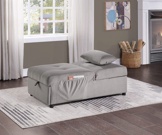 Homelegance  - Garrell Lift Top Storage Bench W/ Pull-out Bed in Brownish gray - 4615-F4  view 2