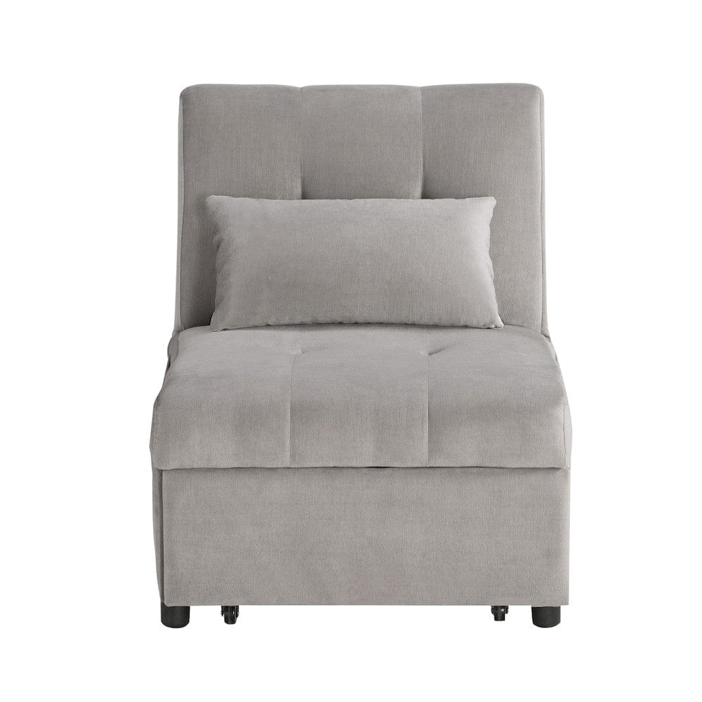 Homelegance  - Garrell Lift Top Storage Bench W/ Pull-out Bed in Brownish gray - 4615-F4  view 8