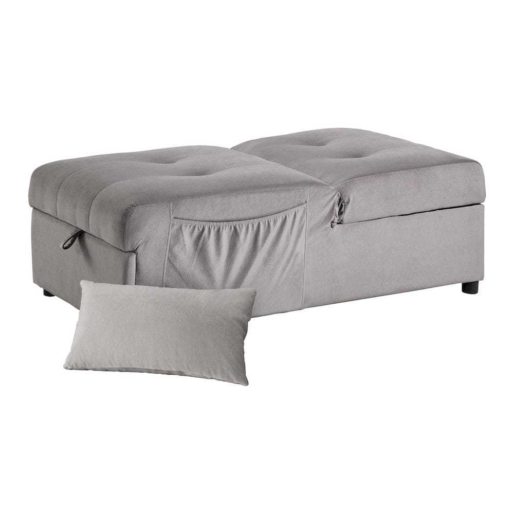 Homelegance  - Garrell Lift Top Storage Bench W/ Pull-out Bed in Brownish gray - 4615-F4  view 10