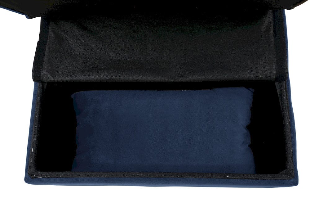 Homelegance  - Garrell Lift Top Storage Bench W/ Pull-out Bed in Dark blue - 4615-F1  view 2