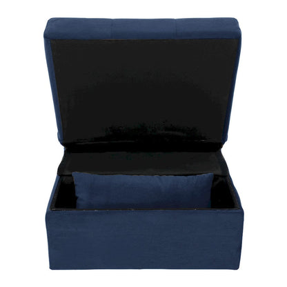 Homelegance  - Garrell Lift Top Storage Bench W/ Pull-out Bed in Dark blue - 4615-F1  view 4