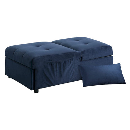 Homelegance  - Garrell Lift Top Storage Bench W/ Pull-out Bed in Dark blue - 4615-F1  view 8