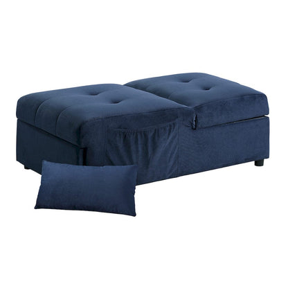 Homelegance  - Garrell Lift Top Storage Bench W/ Pull-out Bed in Dark blue - 4615-F1  view 9