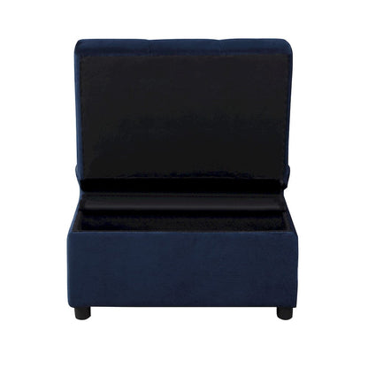 Homelegance  - Garrell Lift Top Storage Bench W/ Pull-out Bed in Dark blue - 4615-F1  view 10