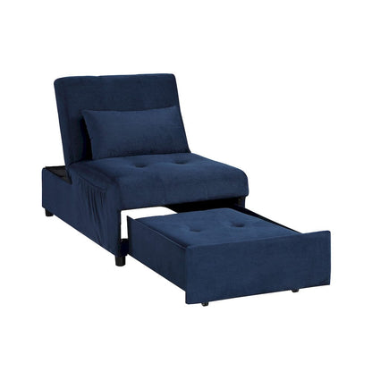 Homelegance  - Garrell Lift Top Storage Bench W/ Pull-out Bed in Dark blue - 4615-F1  view 11