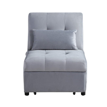 Homelegance  - Garrell Lift Top Storage Bench W/ Pull-out Bed in Gray - 4615-F3  view 4