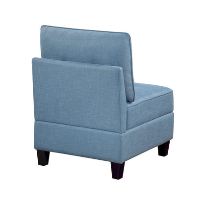 Homelegance  - Garren 4-Piece Sectional W/ Storage in Blue - 9557BUEx4SC  view 10