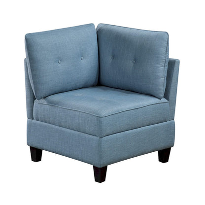 Homelegance  - Garren 4-Piece Sectional W/ Storage in Blue - 9557BUEx4SC  view 12