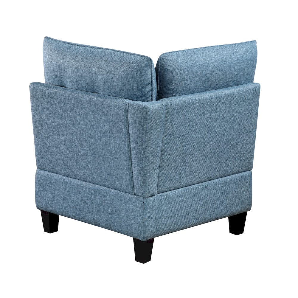 Homelegance  - Garren 5-Piece Sectional W/ Storage in Blue - 9557BUEx5SC  view 8