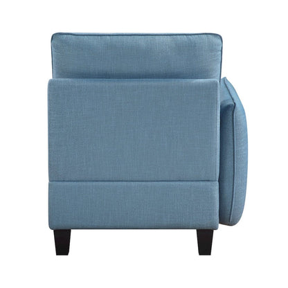 Homelegance  - Garren 6-Piece Sectional W/ Storage in Blue - 9557BUEx6SC  view 4