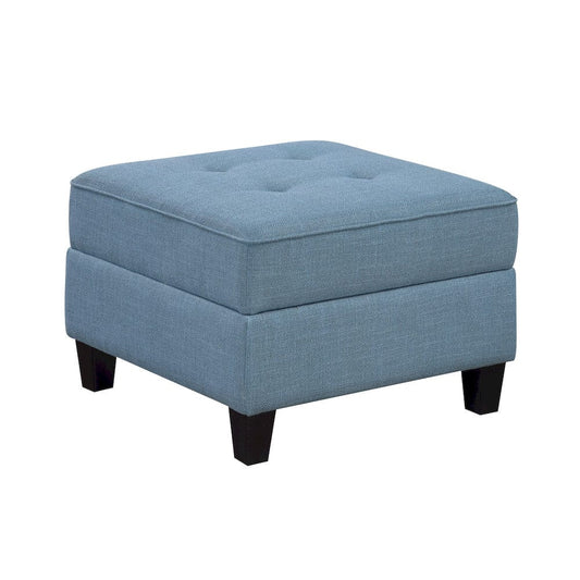 Homelegance  - Garren 7-Piece Sectional W/ Storage and Ottoman in Blue - 9557BUEx7SCOT  view 2