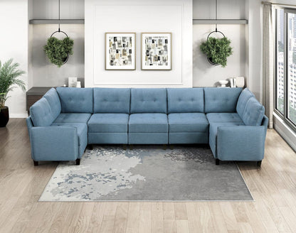 Homelegance  - Garren Corner Seat W/ Storage in Blue - 9557BUE-CR  view 11