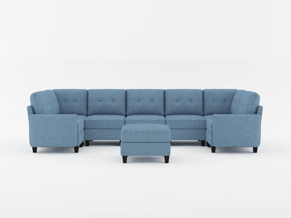 Homelegance  - Garren Love Seat in Blue - 9557BUE-2x  view 11