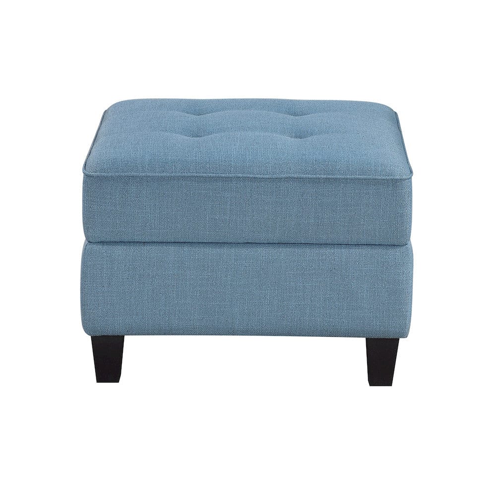 Homelegance  - Garren Ottoman W/ Storage in Blue - 9557BUE-4  view 1
