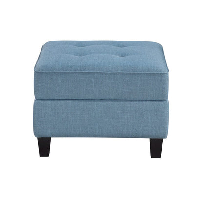 Homelegance  - Garren Ottoman W/ Storage in Blue - 9557BUE-4  view 1