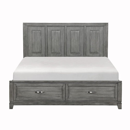 Homelegance  - Garretson California King Platform Bed W/ Footboard Storage - 1450K-1CKx  view 1