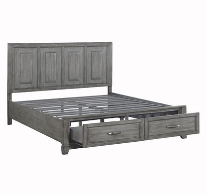 Homelegance  - Garretson California King Platform Bed W/ Footboard Storage - 1450K-1CKx  view 3