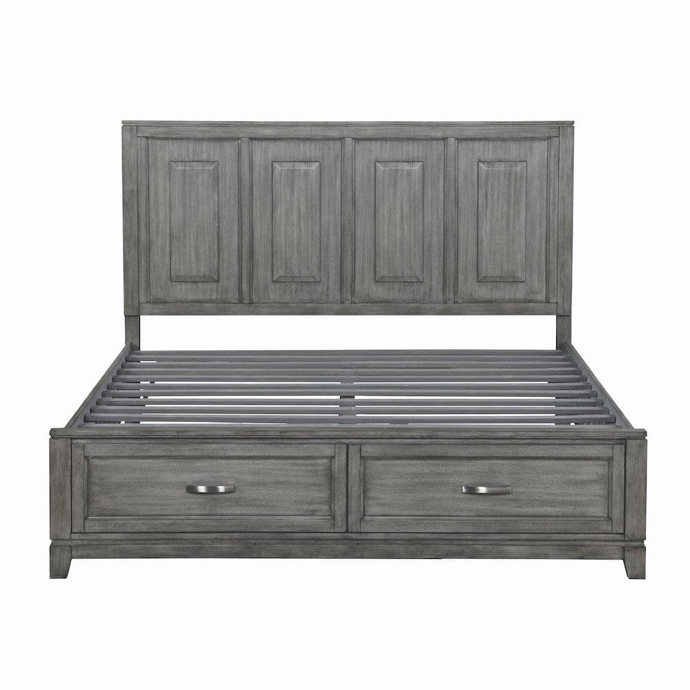 Homelegance  - Garretson California King Platform Bed W/ Footboard Storage - 1450K-1CKx  view 5