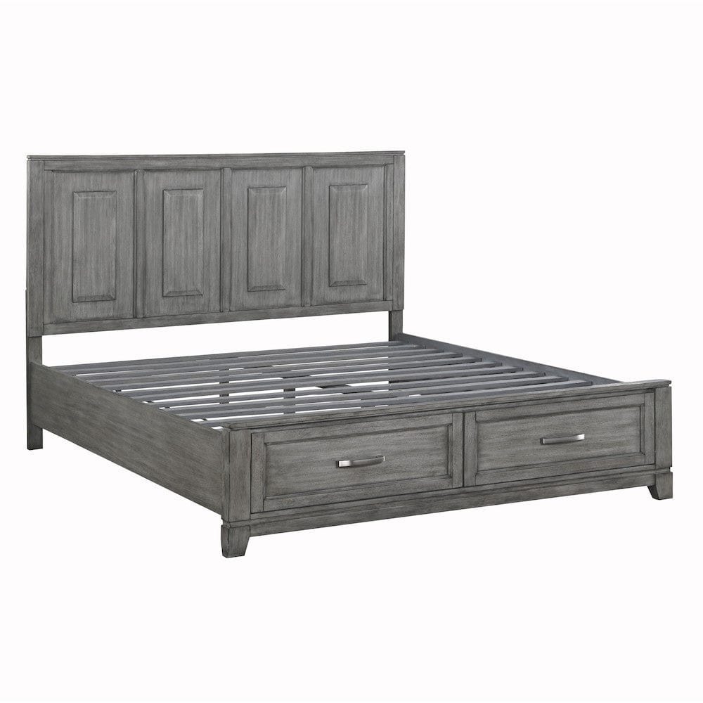 Homelegance  - Garretson California King Platform Bed W/ Footboard Storage - 1450K-1CKx  view 7