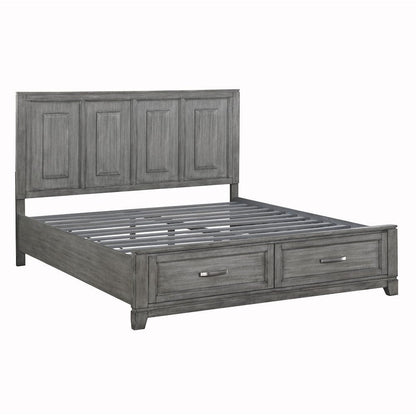 Homelegance  - Garretson California King Platform Bed W/ Footboard Storage - 1450K-1CKx  view 7