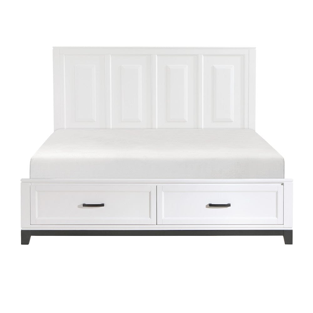 Homelegance  - Garretson California King Platform Bed W/ Footboard Storage - 1450WHK-1CKx  view 3