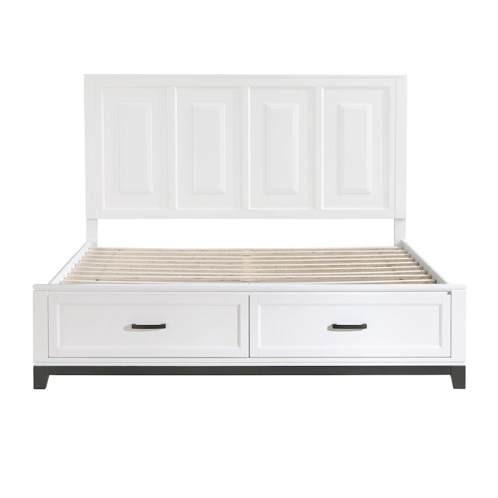 Homelegance  - Garretson California King Platform Bed W/ Footboard Storage - 1450WHK-1CKx  view 4