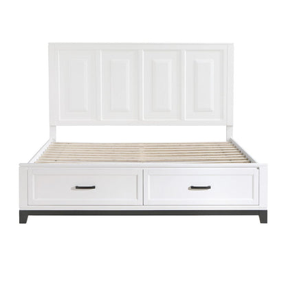 Homelegance  - Garretson California King Platform Bed W/ Footboard Storage - 1450WHK-1CKx  view 4