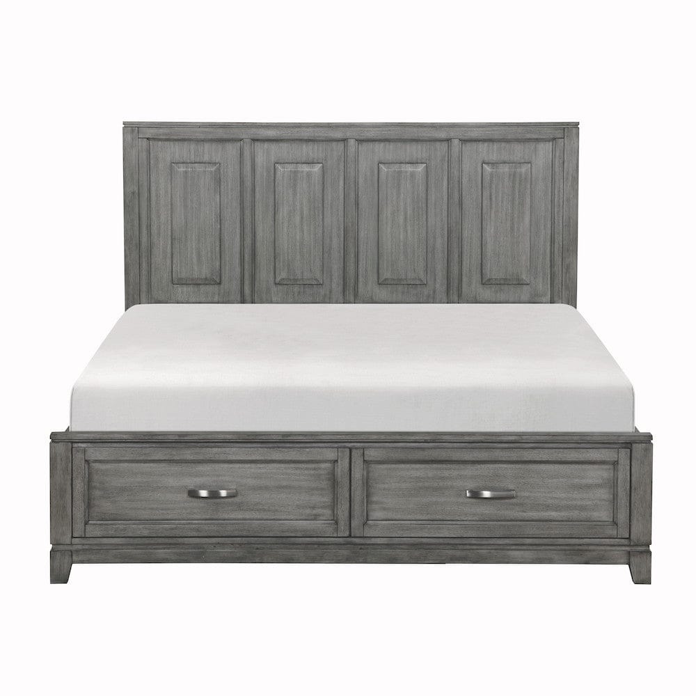 Homelegance  - Garretson Eastern King Platform Bed W/ Footboard Storage - 1450K-1EKx  view 1