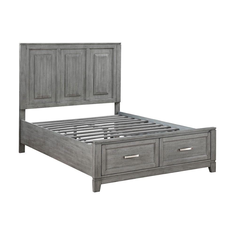 Homelegance  - Garretson Full Platform Bed W/ Footboard Storage - 1450F-1x  view 2